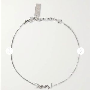 YSL CHARM BRACELET IN SILVER BRASS